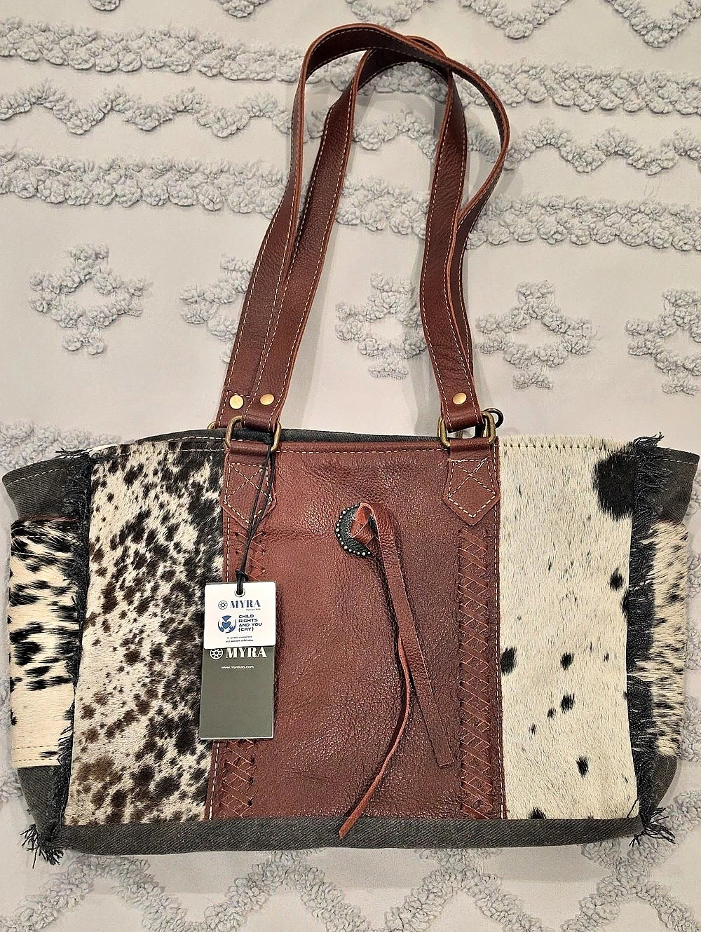 Myra Bag Rosalinda Cross Stitch Canvas & Hair Bag